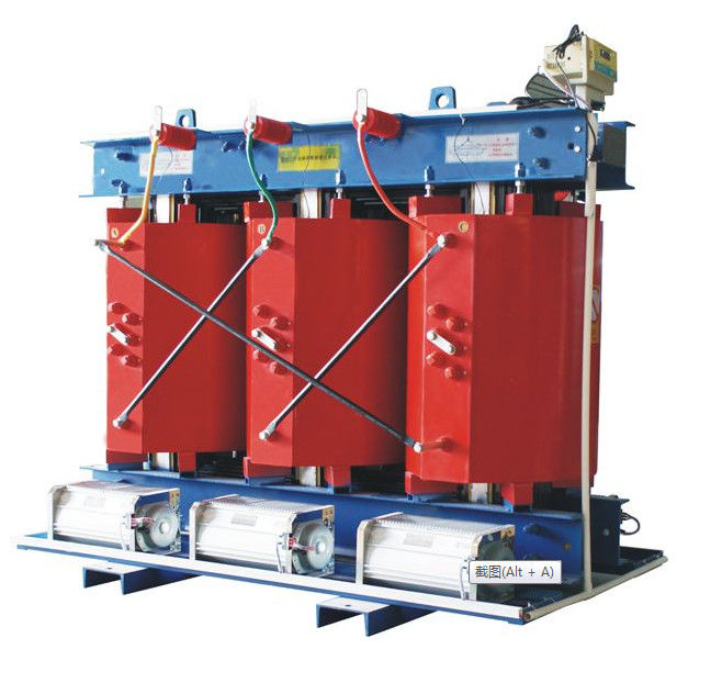 Solo tipo seco trifásico rojo voltaje 2500kVA de la distribución de poder del transformador 11kv 20kv proveedor