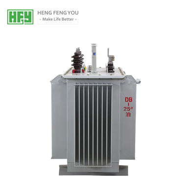 Transformador inmerso en aceite de la distribución de poder de 3 fases, transformador eléctrico de la distribución de poder 30-2500 KVA proveedor